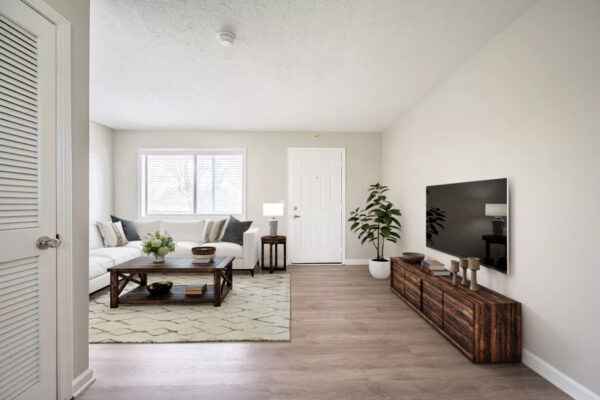 Amplio-Development-Partners-Portfolio-Skyline-Flats-living-room-view-couch-tv-on-wall-coffee-table